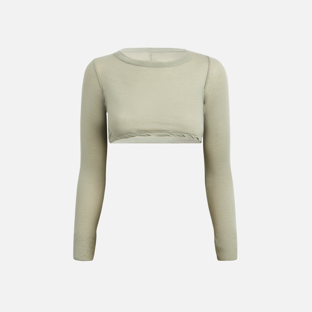 Rick Owens Long Sleeve Crop Top - Celadon | Kith Celadon