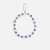 Crystal Haze Evil Eye Phone Bracelet - Azure | Kith Azure