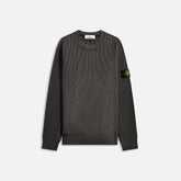 Stone Island Cotton Waffle Fleece Sweatshirt - Charcoal | Kith Charcoal