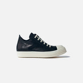 Rick Owens WMNS Scarpe Low Sneaker - Scarpe in Pelle Black / Milk / Mi | Kith Scarpe in Pelle Black / Milk / Milk