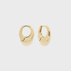 SHASHI Carter Hoop Earring - Gold | Kith Gold