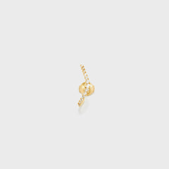 Yvonne Leon Puce Ligne Vague Diamants - Gold | Kith Gold