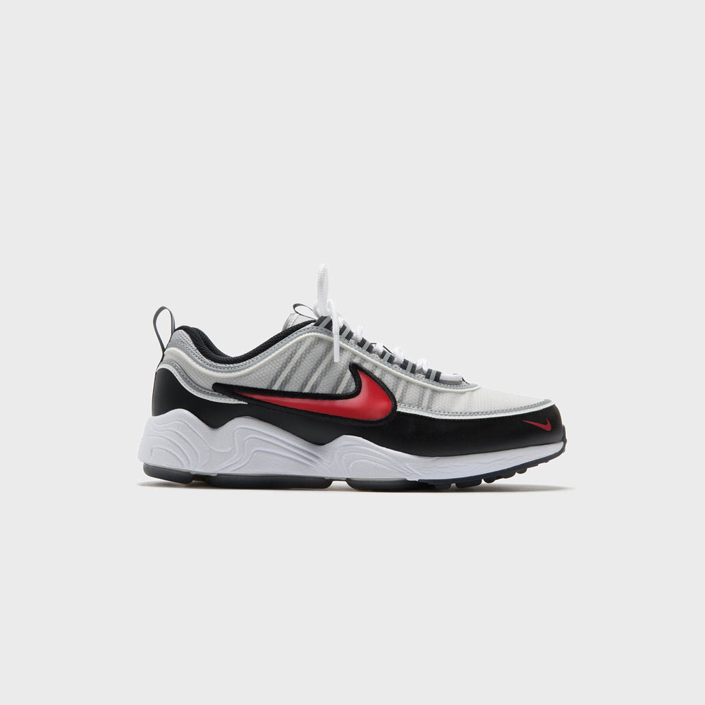 Nike Zoom Spiridon - Metallic Silver / Sport Red / Black / White | Kith Metallic Silver / Sport Red / Black / White