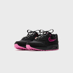Nike Air Max 1 - Black / Playful Pink / University Red | Kith Black / Playful Pink / University Red