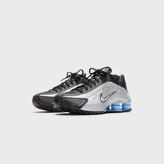 Nike Shox R4 - Metallic Silver / Black / Psychic Blue | Kith Metallic Silver / Black / Psychic Blue