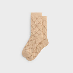 Kith for South2 West8 Monogram Jacquard Crew Socks - Eternal | Kith Eternal