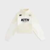 Kith Kids Paneled Cropped Fallon Quarter Zip - Sandrift | Kith Sandrift