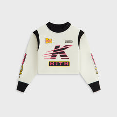 Kith Kids Speed Cropped Jasper Tee - Sandrift | Kith Sandrift