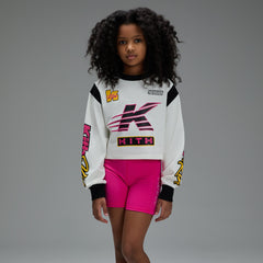 Kith Kids Speed Cropped Jasper Tee - Sandrift | Kith Sandrift