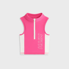 Kith Kids Active Quarter Zip Tank - Zinnia | Kith Zinnia