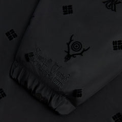 Kith & South2 West8 for Columbia Flocked Monogram Coaches Jacket - Bla | Kith Black