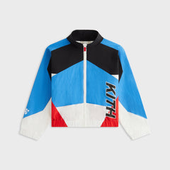 Kith Kids Blocked Milo Track Jacket - Marina | Kith Marina