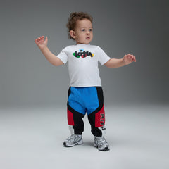 Kith Baby Blocked Milo Track Pant - Marina | Kith Marina