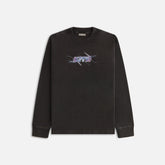 Kith Women Charged Up Vintage Oversized Sonoma Long Sleeve Tee - Black | Kith Black