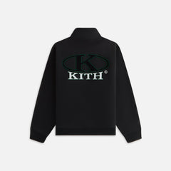 Kith Women Ellipse Logo Hunter III Quarter Zip - Black | Kith Black