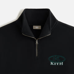 Kith Women Ellipse Logo Hunter III Quarter Zip - Black | Kith Black