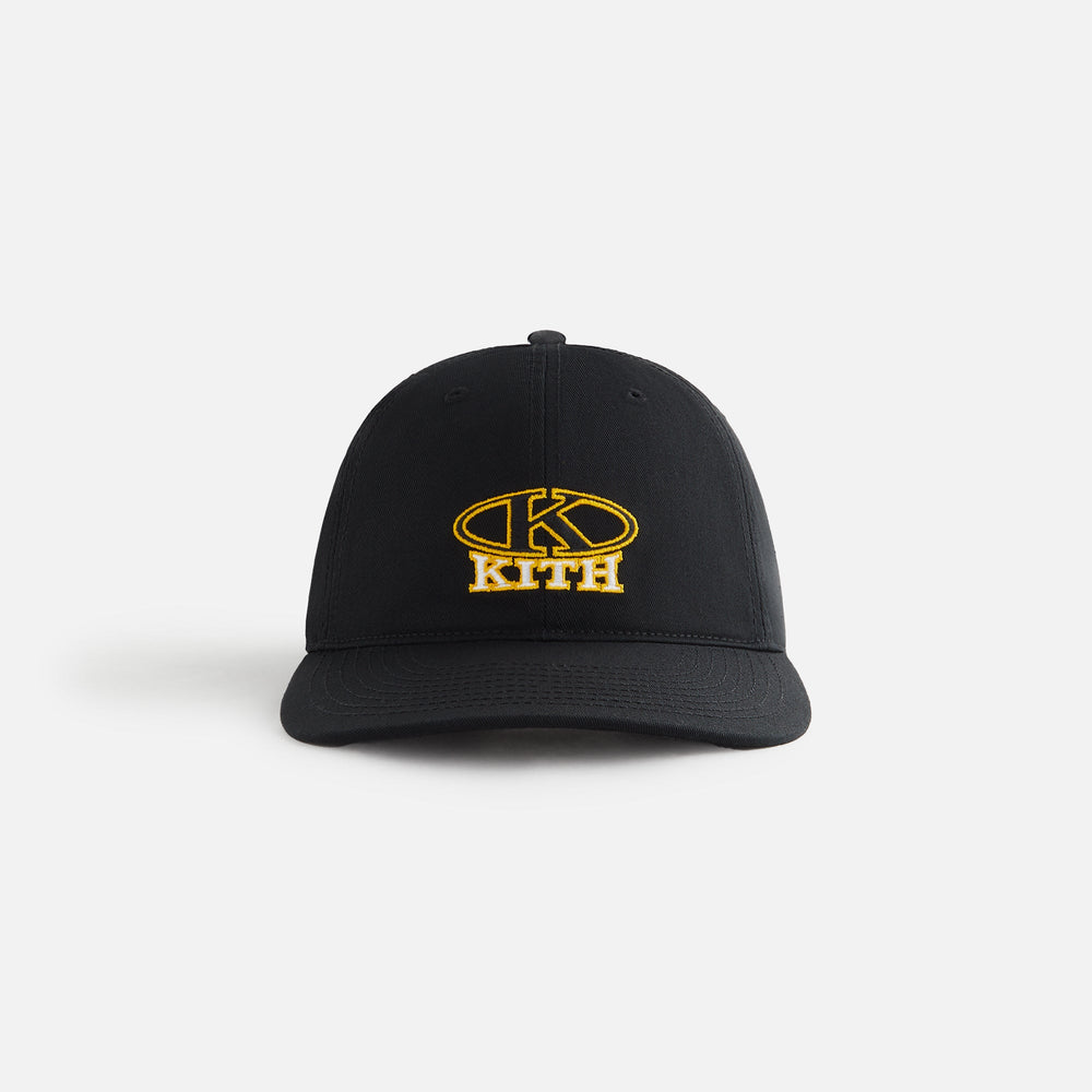 Kith Women Ellipse Logo Twill Classic Cap - Black | Kith Black