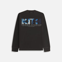 Kith Women Design Studios Vintage Oversized Sonoma Long Sleeve Tee - B | Kith Black