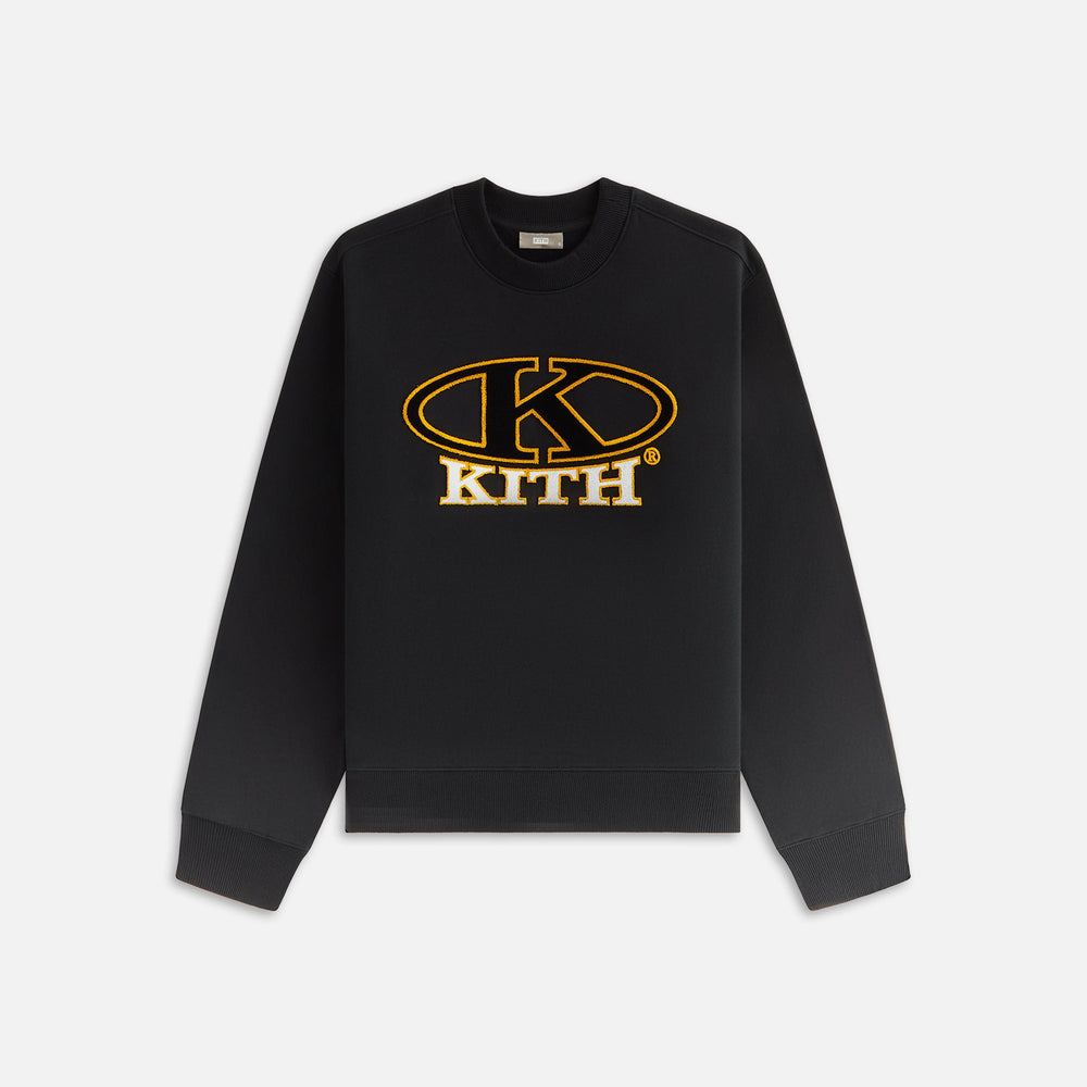 Kith Women Ellipse Logo Ashwin Crewneck - Black | Kith Black