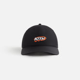 Kith Women GT Logo Nylon Low Pinch Crown Cap - Black | Kith Black