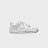 Nike GS Dunk Low - White / Light Silver / Photon Dust | Kith White / Light Silver / Photon Dust