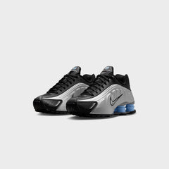 Nike Shox R4 - Metallic Silver / Black / Psychic Blue | Kith Metallic Silver / Black / Psychic Blue