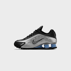 Nike Shox R4 - Metallic Silver / Black / Psychic Blue | Kith Metallic Silver / Black / Psychic Blue