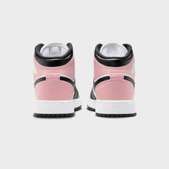 Nike GS Air Jordan 1 Mid - White / Black / Rust Pink | Kith White / Black / Rust Pink