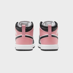 Nike PS Air Jordan 1 Mid - White / Black / Rust Pink | Kith White / Black / Rust Pink