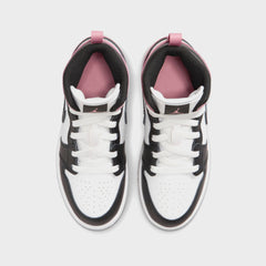 Nike PS Air Jordan 1 Mid - White / Black / Rust Pink | Kith White / Black / Rust Pink