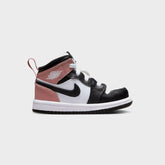 Nike TD Air Jordan 1 Mid - White / Black / Rust Pink | Kith White / Black / Rust Pink