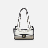 WGACA Chanel Sand By The Sea Flap Medium - Black Vinyl | Kith Black Vinyl