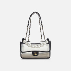 WGACA Chanel Sand By The Sea Flap Medium - Black Vinyl | Kith Black Vinyl