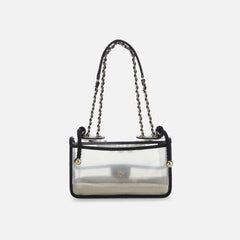 WGACA Chanel Sand By The Sea Flap Medium - Black Vinyl | Kith Black Vinyl