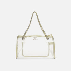 WGACA Chanel CC Tote - Gold Vinyl | Kith Gold Vinyl