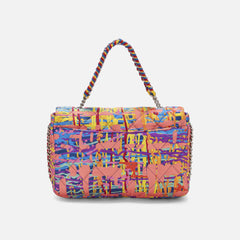 WGACA Chanel Satin Flapbag Large - Multi | Kith Multi