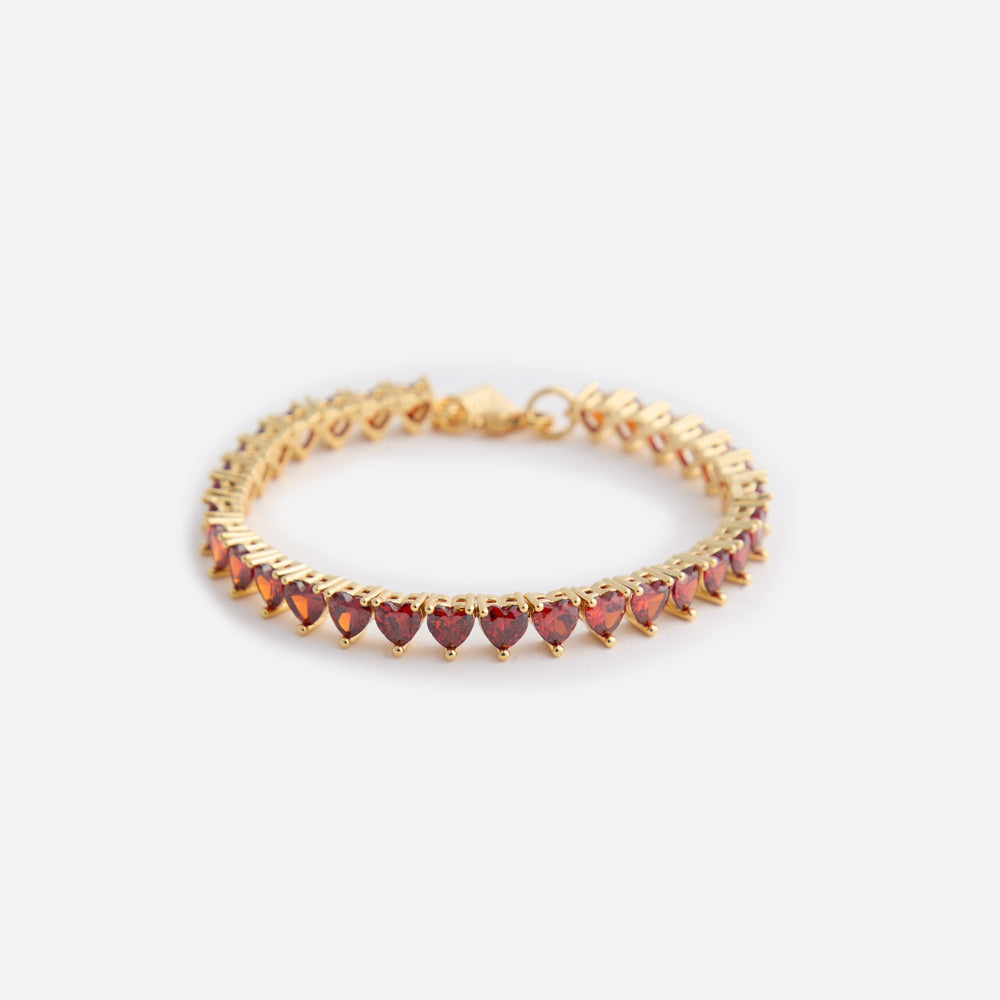 Crystal Haze Be My Valentine Bracelet - Red | Kith Red