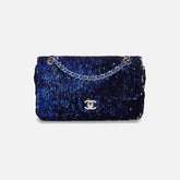 WGACA Chanel Sequin Half Flap 10" - Blue | Kith Blue