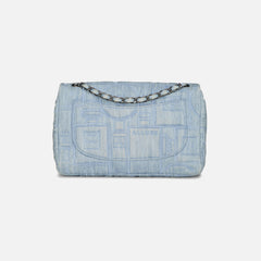 WGACA Chanel Blue Denim Perfume Half Flap Jumbo Bag - Blue Denim | Kith Blue Denim