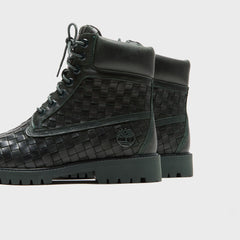 Timberland Woven 6-Inch Lace Up Full Grain Boot - Dark Green | Kith Dark Green