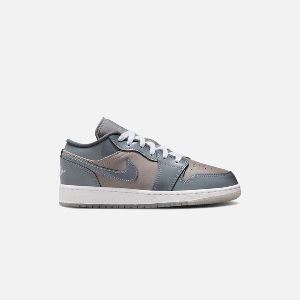 Jordan GS Air Jordan 1 Low SE - Medium Grey / White / Cool Grey | Kith Medium Grey / White / Cool Grey