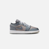 Jordan GS Air Jordan 1 Low SE - Medium Grey / White / Cool Grey | Kith Medium Grey / White / Cool Grey