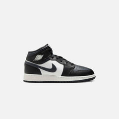 Jordan GS Air Jordan 1 Mid - Black / Summit White / Off Noir | Kith Black / Summit White / Off Noir