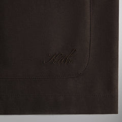 Kith Silk Cotton Long Sleeve Boxy Collar Overshirt - Incognito | Kith Incognito