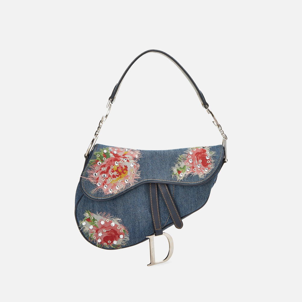 WGACA Christian Dior Embroidered Saddle - Blue | Kith Blue