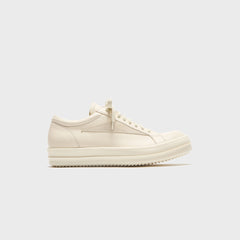 Rick Owens Vintage Sneaks - Scarpe In Pelle Milk / Milk / Milk | Kith Scarpe In Pelle Milk / Milk / Milk