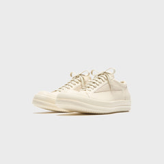Rick Owens Vintage Sneaks - Scarpe In Pelle Milk / Milk / Milk | Kith Scarpe In Pelle Milk / Milk / Milk