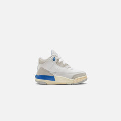 Jordan TD Air Jordan 3 Retro - Summit White / Hydrogen Blue Leg | Kith Summit White / Hydrogen Blue Leg