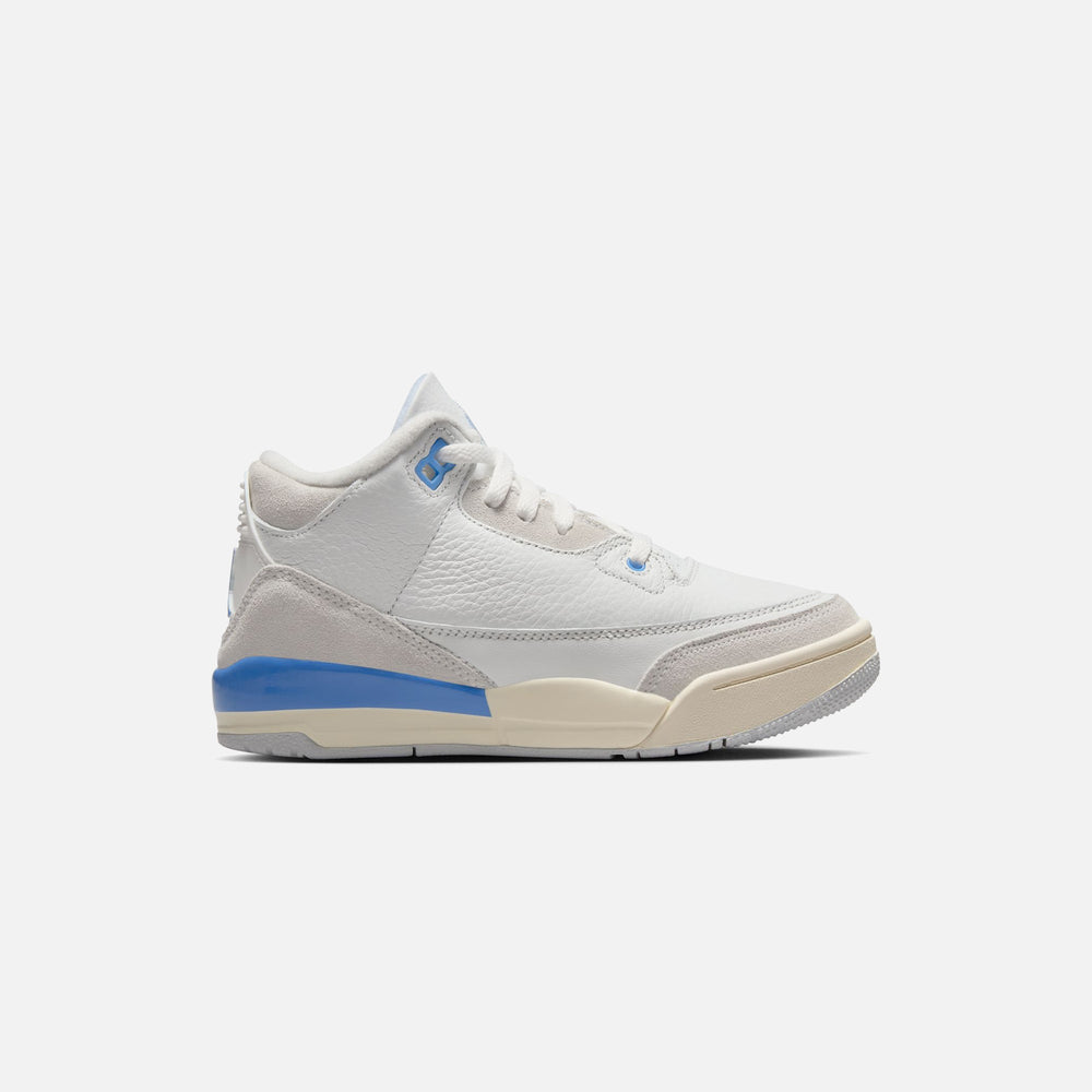 Jordan PS Air Jordan 3 Retro - Summit White / Hydrogen Blue Leg | Kith Summit White / Hydrogen Blue Leg