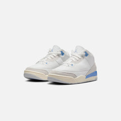 Jordan PS Air Jordan 3 Retro - Summit White / Hydrogen Blue Leg | Kith Summit White / Hydrogen Blue Leg
